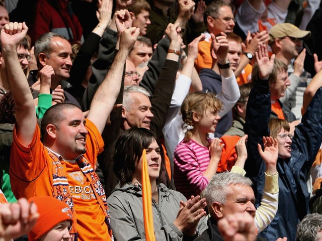 Blackpool fans.