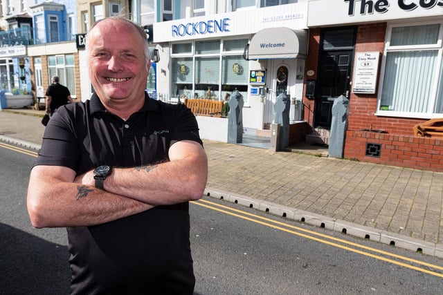 Andrew Paterson owner of the recently refurbished Rockdene Hotel in Blackpool. Photo: Kelvin Stuttard