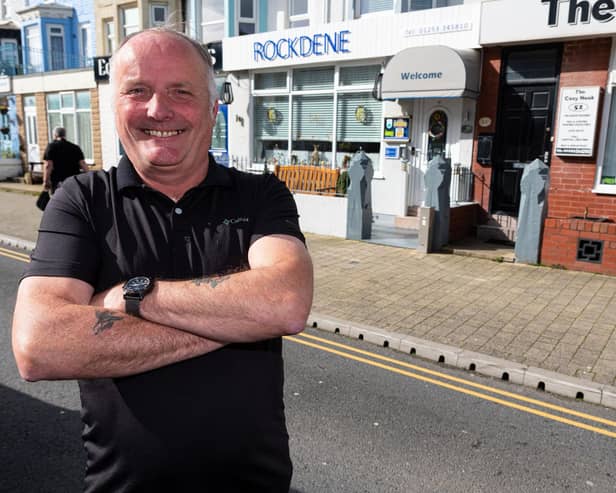 Andrew Paterson owner of the recently refurbished Rockdene Hotel in Blackpool. Photo: Kelvin Stuttard