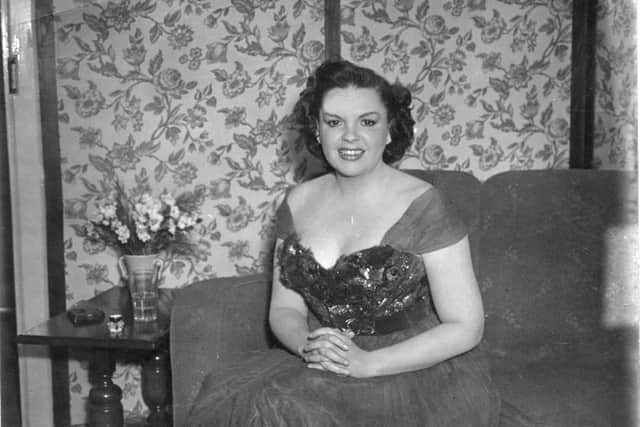 Judy Garland in Blackpool during the 1950s