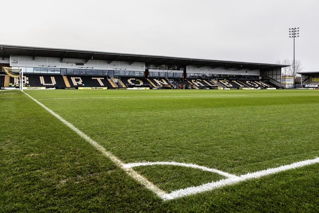 The Pirelli Stadium can hold 6,912 people.