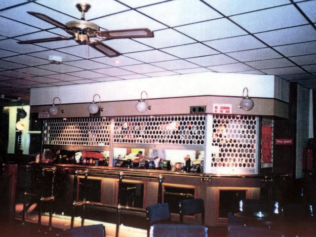 Inside the Duple Social Club. It closed down in 2019