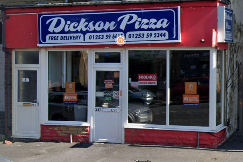 Rated 1: Dickson Pizza at 281 Dickson Road, Blackpool; rated on July 24