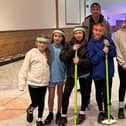 u11 Wildcats Trying thier hand at Curling