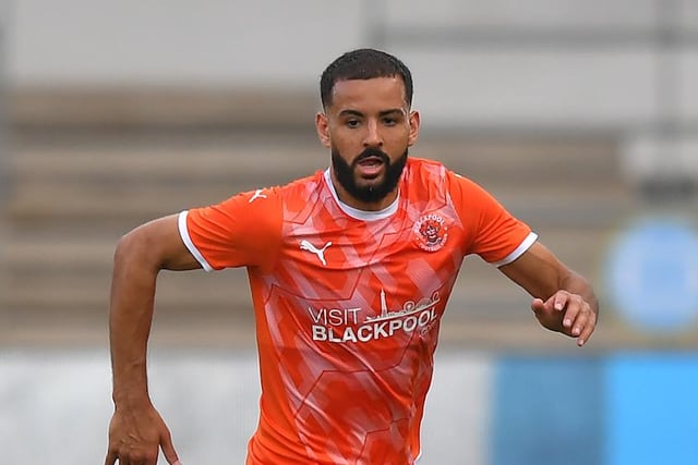 Not his best display in a Blackpool shirt. Mistimed a couple of challenges and withdrawn on a booking.