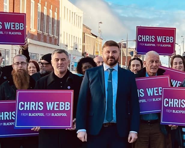 Chris Webb has launched a campaign to become the new Labour parliamentary candidate for Blackpool South