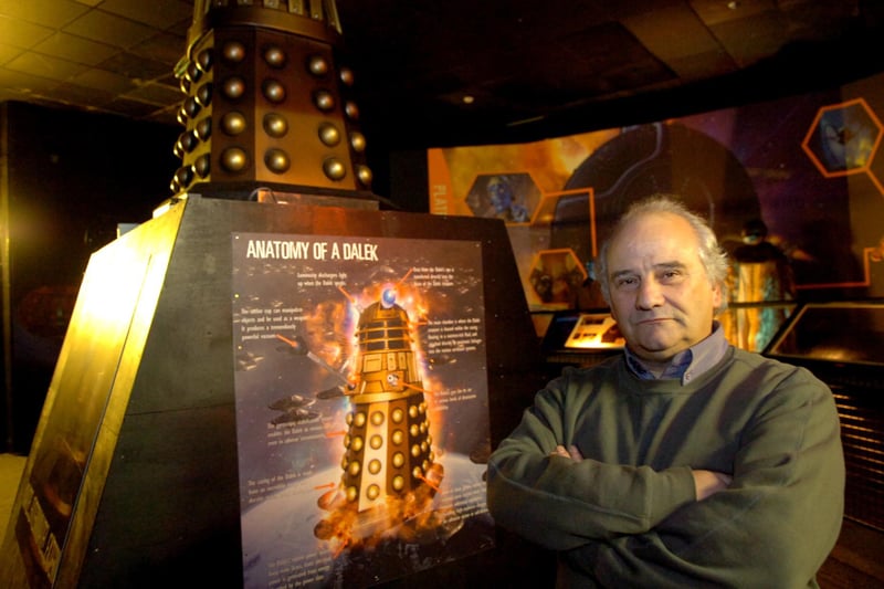 David Boyle owner of the Dr Who Exhibition on Central Promenade in 2009