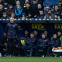 Blackpool manager Neil Critchley in the Kassam Stadium dugout for the Seasiders' 1-1 draw with Liam Manning's Oxford in October.    Picture: Andrew Kearns/CameraSport