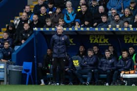 Blackpool manager Neil Critchley in the Kassam Stadium dugout for the Seasiders' 1-1 draw with Liam Manning's Oxford in October.    Picture: Andrew Kearns/CameraSport