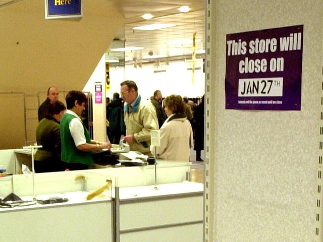 Counting down the days to January 27 when C&A finally closed its doors in 2001