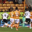 Blackpool were defeated by Derby (Photographer Lee Parker/CameraSport)