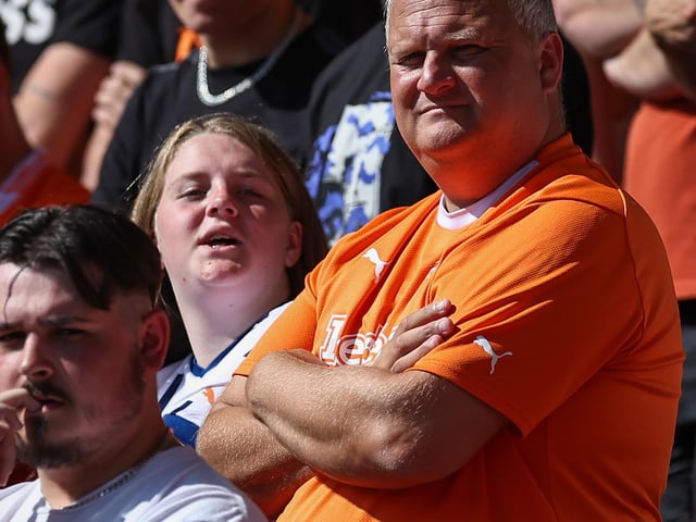 Seasiders supporters showed their support in the sun for Richard Keogh's side.