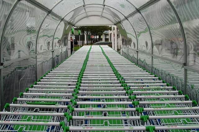 Asda says thieves are to blame for the shortage of trolleys available at its Fleetwood store