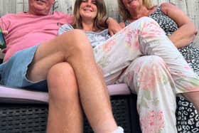 Henry and Family who Barrie will be running in memory of
