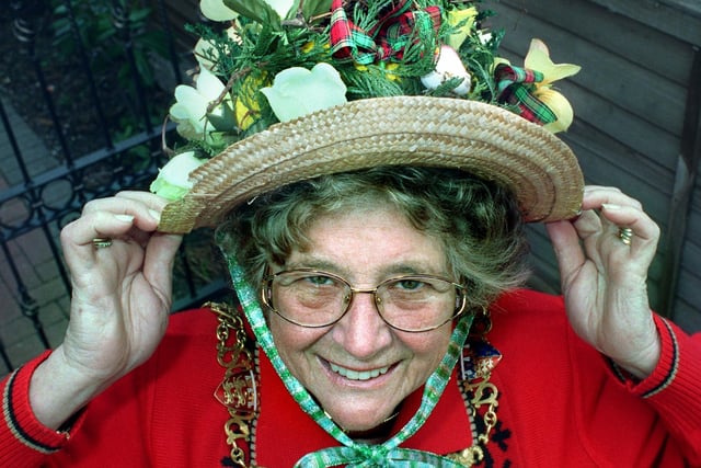 The Mayor Coun. Janet Horner joins in the fun at the Morecambe Bay Hotel and Business Associates Easter Fair which was held at Park View Nursery School, Morecambe in 1997