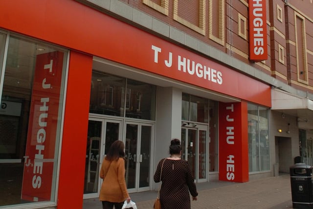 TJ Hughes took over the old Woolworths building in Bank Hey Street but it didn't last long