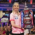 Fallon Sherrock won the Betfred Women's World Matchplay at the Winter Gardens last year Picture: PDC