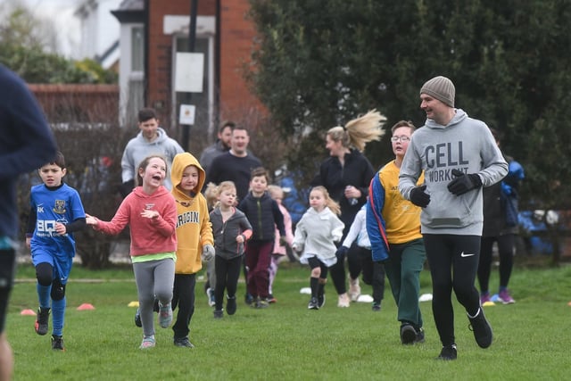 Fun all the way in Junior Parkrun at Park View 4U