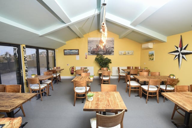 The new Beachcomber Cafe at the North Beach Wind Sports Centre, St Annes has a spacious interior.