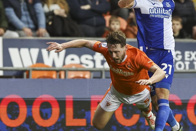 Matthew Pennington made a number of key contributions in the victory at Bloomfield Road on Saturday afternoon.