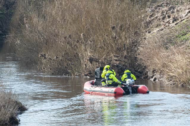 Mr Faulding deployed his £55,000 ‘world class’ side-scan sonar to search the river, which he said 'can see every stick and stone on the riverbed'
