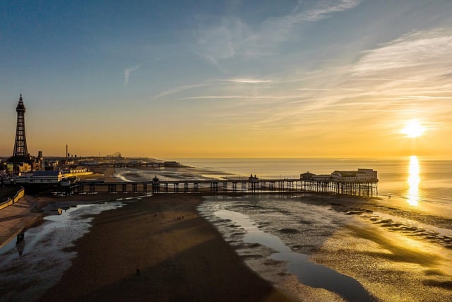 You are lucky enough to capture the magic of a Blackpool sunset