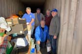 Huge amount of items donated to the Ukraine refugee appeal by the people of Fleetwood