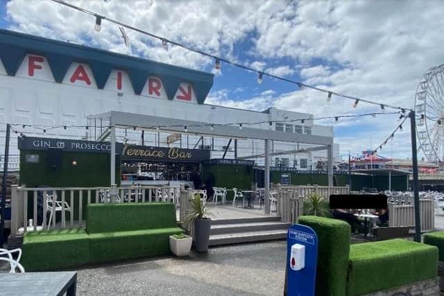 The Terrace Bar next to Central Pier