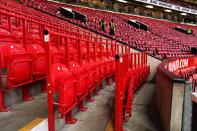 Safe standing was trialed at five Premier League stadiums last season, including Old Trafford