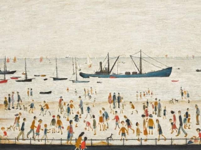 Beach Scene, Lancashire could fetch up to £1.5million when it goes under the hammer (Credit: Sotheby’s)