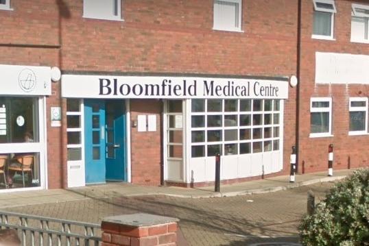 There are 1,391 patients per GP at Bloomfield Medical Centre. In total there are 15,724patients and the full-time equivalent of 11.3 GPs.
