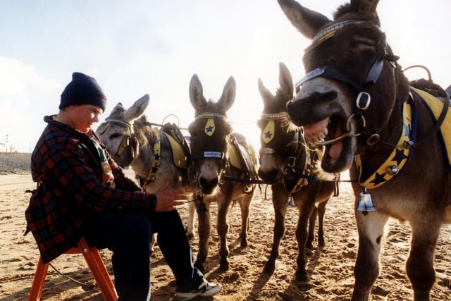 "Love everything about Blackpool as a child and now...many happy memories. Beach and donkeys, ice cream, fish and chips" - Sharon James
