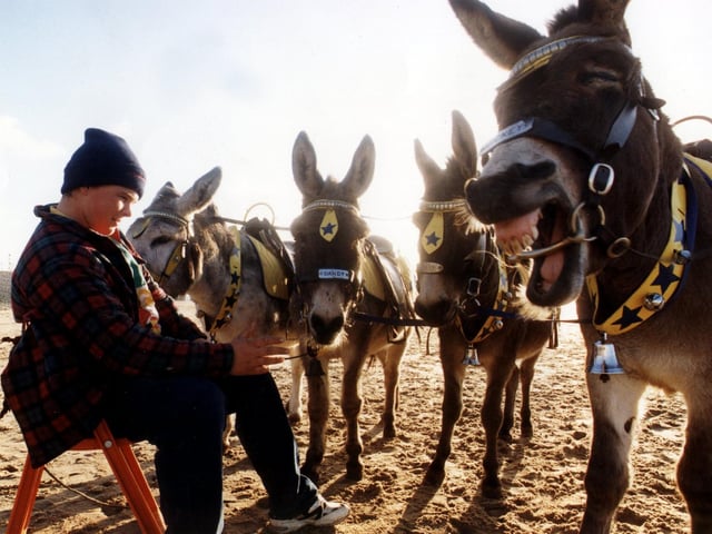 "Love everything about Blackpool as a child and now...many happy memories. Beach and donkeys, ice cream, fish and chips" - Sharon James