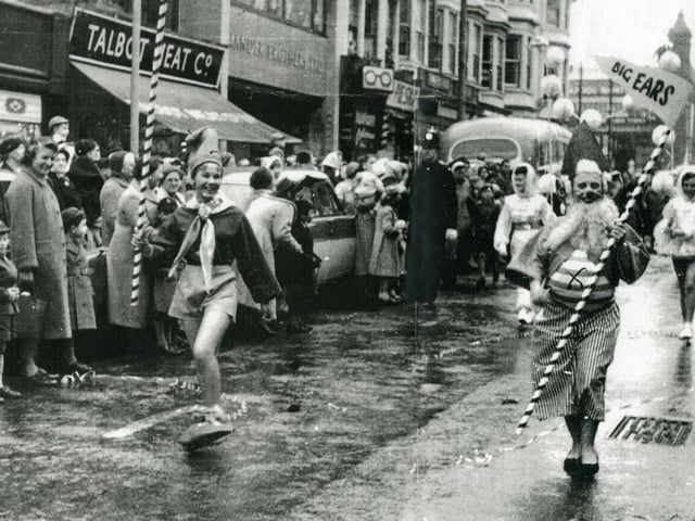 Christmas parade for RHO Hills in 1958. Photo: Ron White