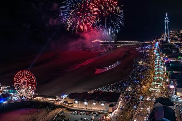 India's spectacular show at the 2023 World Firework Championships (Credit: Greg Wolstenholme)