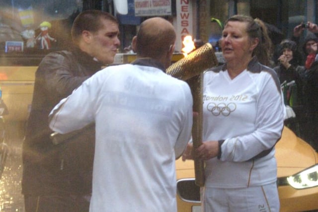 It was a soggy day - the flame is re-lit