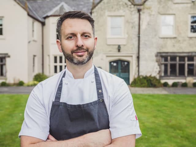 Chef Mark Birchall outside Moor Hall