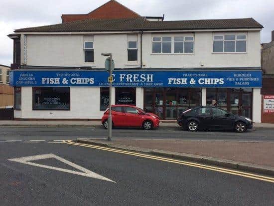 C Fresh Fish and Chips on Foxhall Road, Blackjpool
