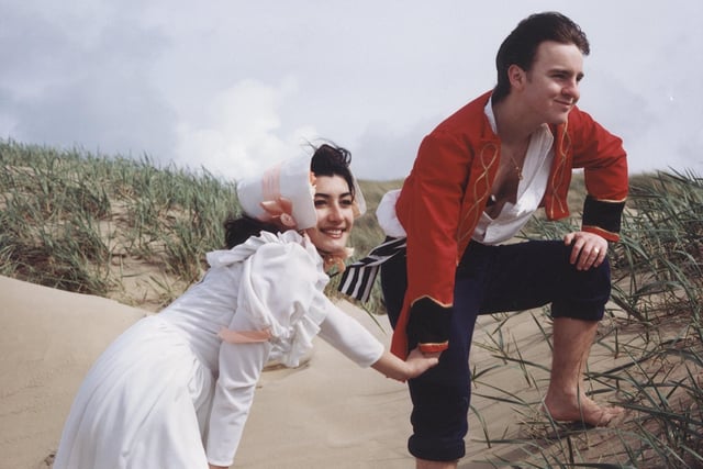 Marli Buck and Dean Kelly in Pirates of Penzance, a presentation by Blackpool and the Fylde College
