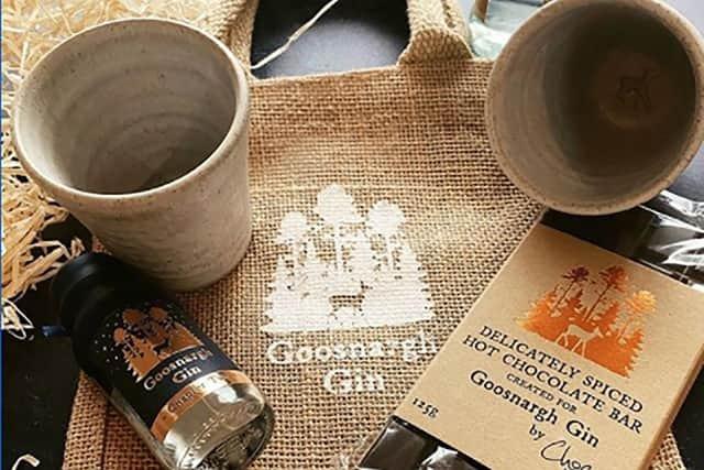 Multi-award winning Goosnargh Gin is lovingly crafted by Richard and Rachel Trenchard and is based at the foot of Beacon Fell, on the edge of the Forest of Bowland in the parish of Goosnargh, Lancashire. Their gins are distilled in small batches by hand, using a traditional copper alembic still.