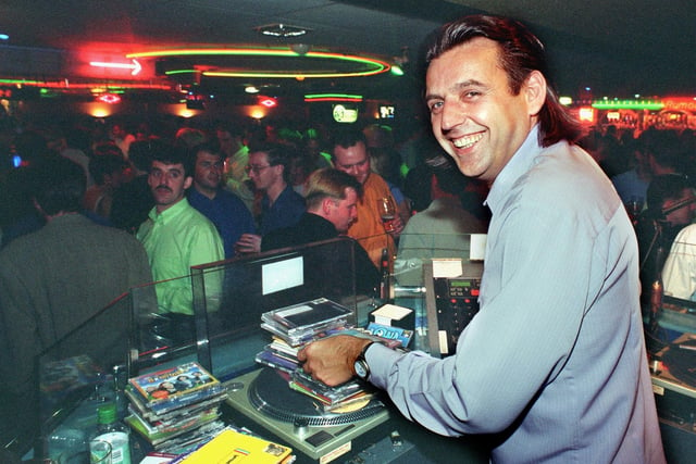 DJ Steve Martell kept the decks spinning at Rumours back in 1998