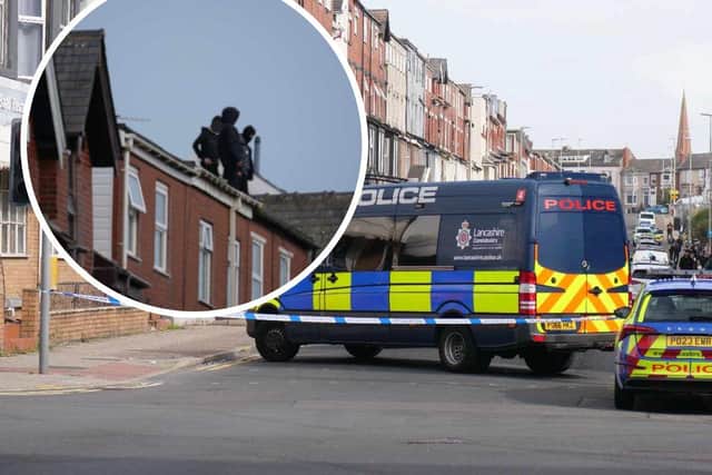Three youths 'terrorized' residents on Albert Road in Blackpool.