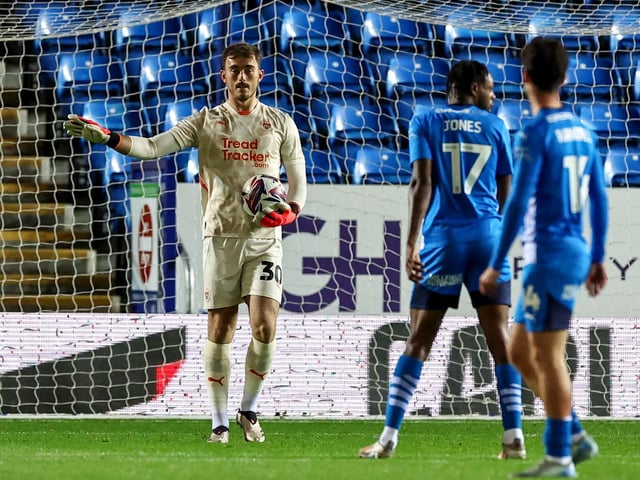Harry Tyrer has started the Seasiders' recent EFL Trophy games, but has lost his place in goal in the league.