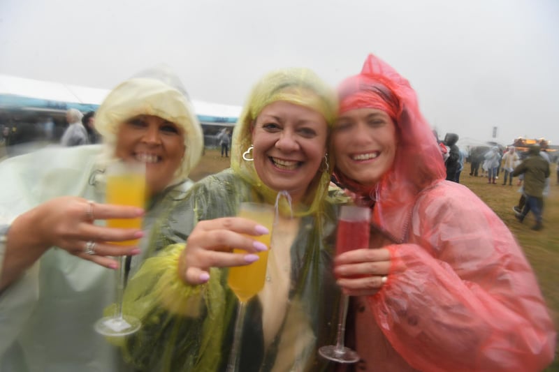 Friday night at Lytham Festival: crowds were in good spirits in spire of the rain