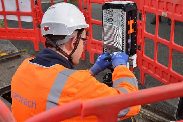 People can use the Openreach website to check if they can upgrade.