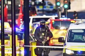 Police respond to London Bridge terrorist attack in 2019