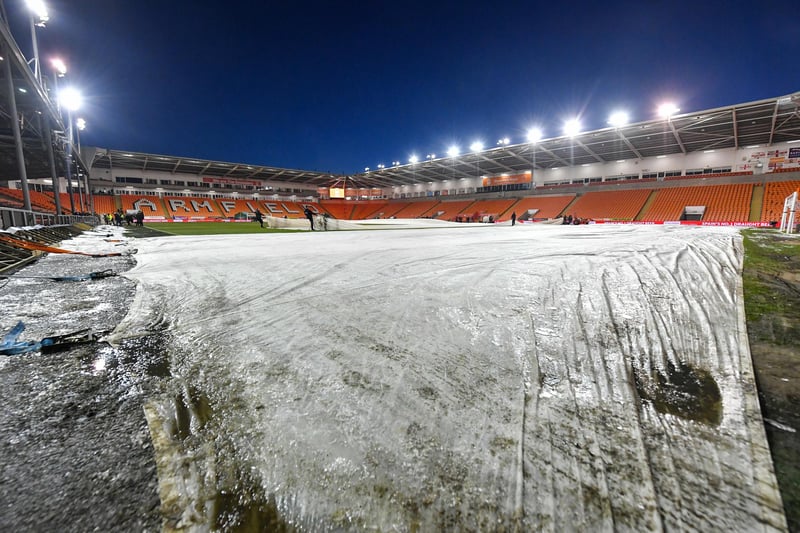 Blackpool welcome Nottingham Forest to a cold Bloomfield Road.