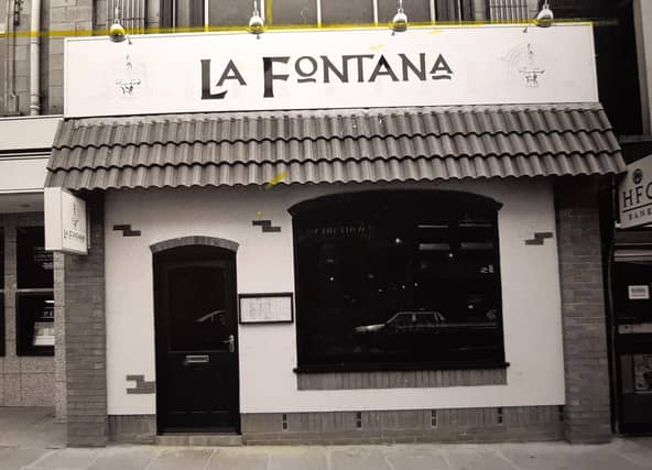 This was how La Fontana looked in 1990. It's still a popular place to eat in Clifton Street