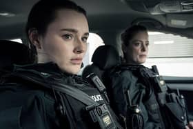 Annie (Katherine Devlin) and Jen (Hannah McClean) are two of the young coppers in the BBC's new police drama Blue Lights