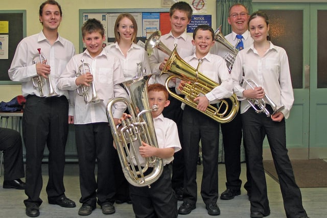 Members of Morecambe Youth Band entertained guests at a senior citizens' Christmas party organised by Lancaster and Morecambe Lions Club at Torrisholme